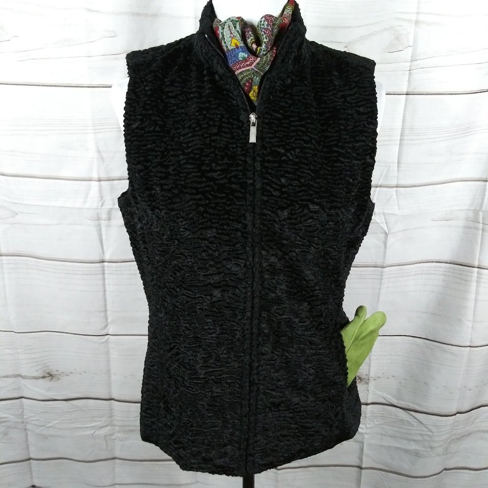 EP Pro Faux Curly Lamb Vest